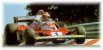Niki Lauda au volant de sa Ferrari